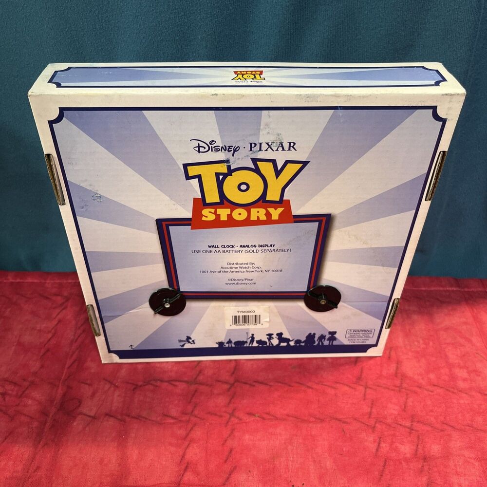 DISNEY PIXAR TOY STORY ALIEN 10" PLASTIC WALL NOVELTY CLOCK  New No Shrink Wrap - Picture 2 of 5